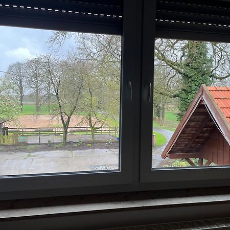 Wunderschoene Ferienwohnung Mit Balkon Auf Dem Bauernhof Greven Exterior photo