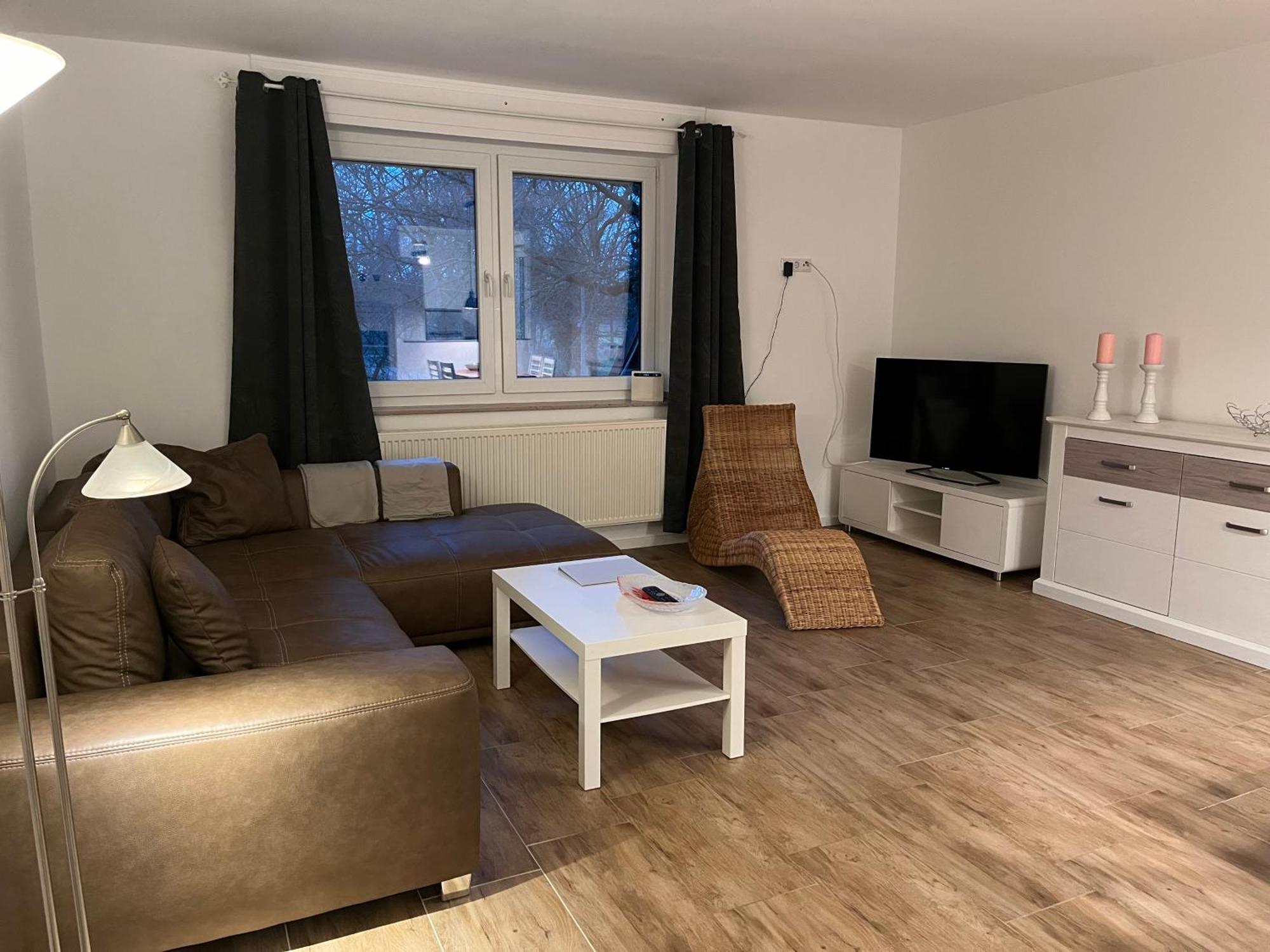 Wunderschoene Ferienwohnung Mit Balkon Auf Dem Bauernhof Greven Exterior photo